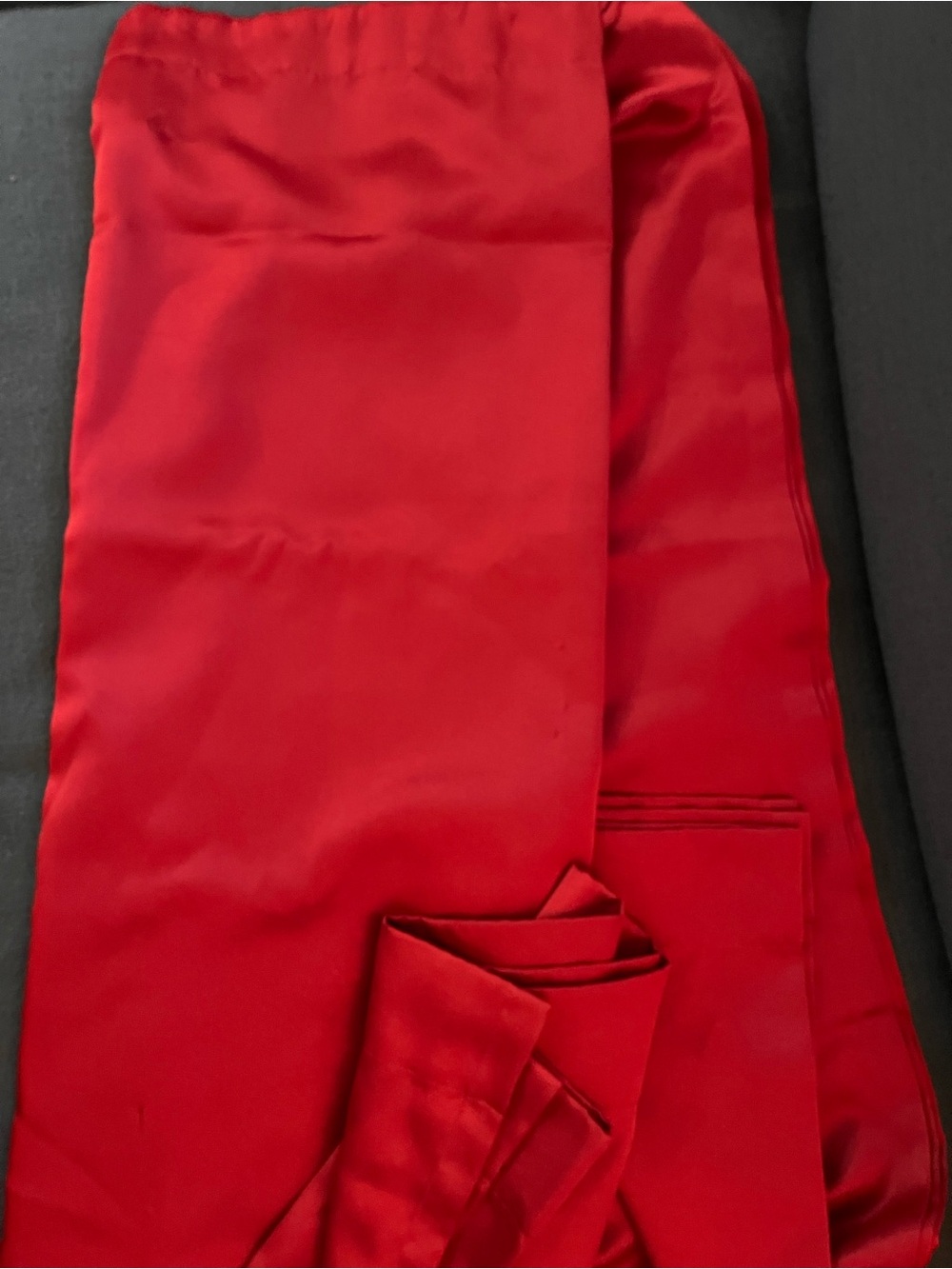 Mainstays Red Polyester Curtain Panel